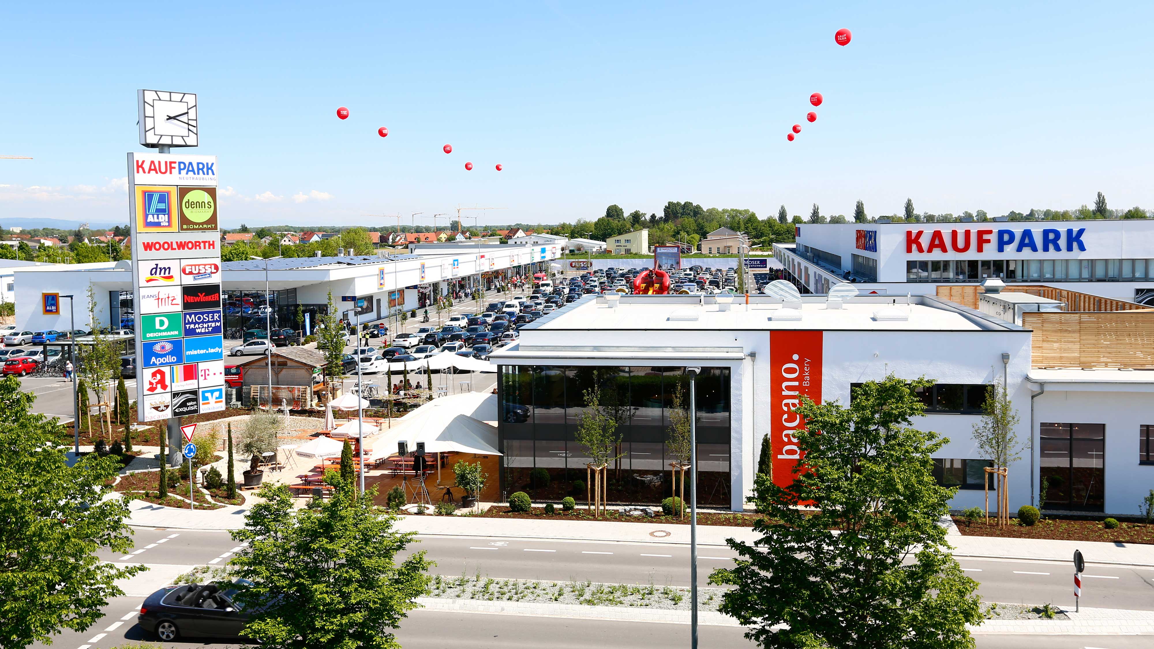 RMI Immobilien - Visualisierung einkaufszentrum Projekt Fachmarktzentrum Neutraubling